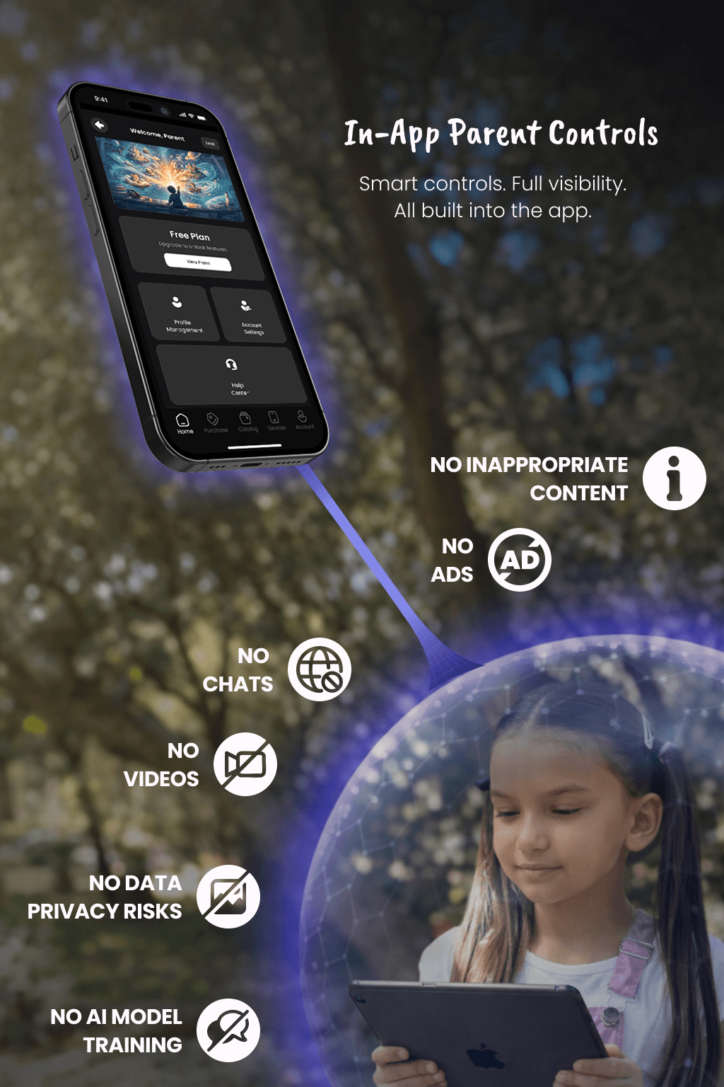 Vobble Parent App banner (mobile)