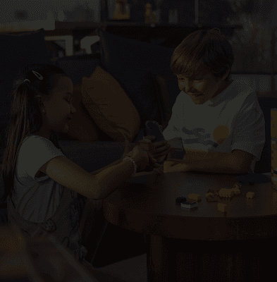 Kids playing safely