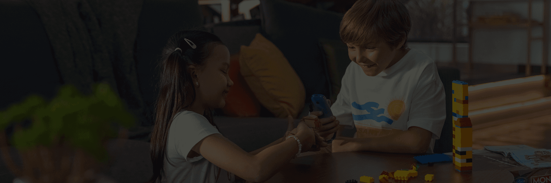 Kids playing safely